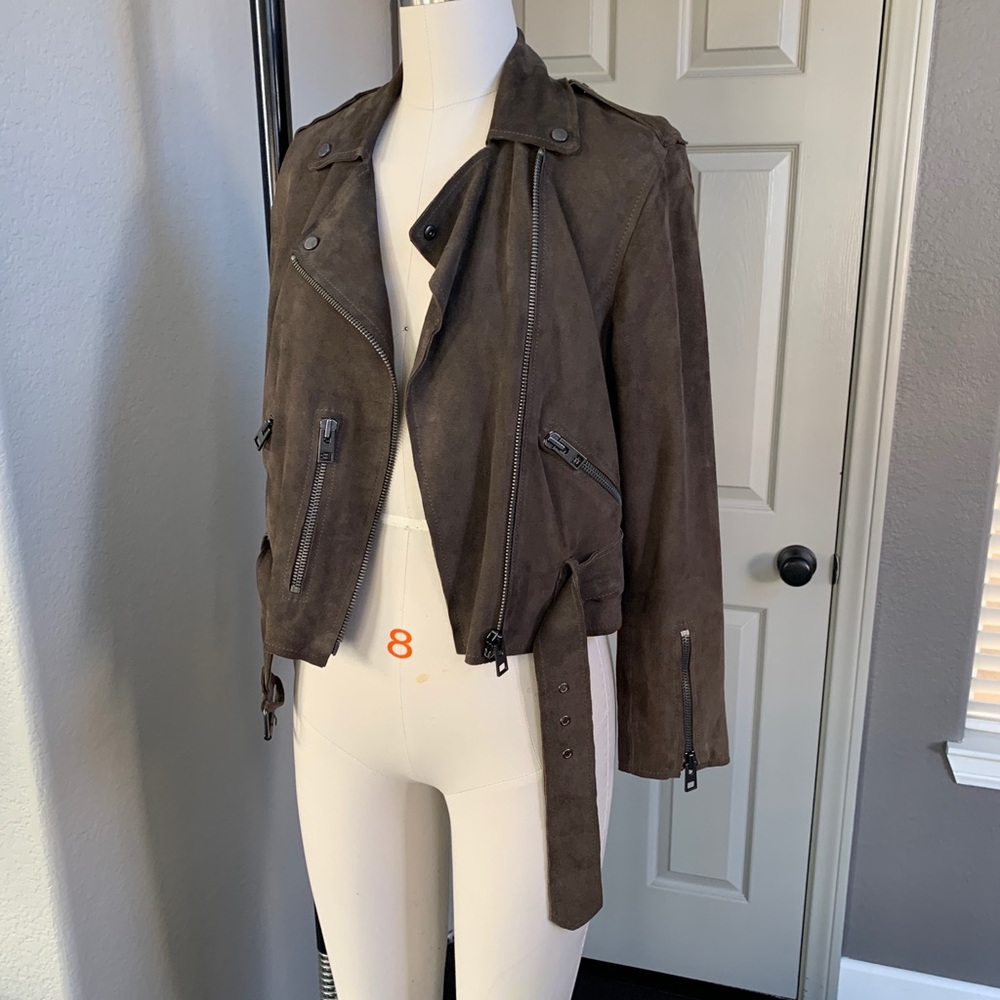 Allsaints Hind Biker Jacket. Size UK 12/ US 8